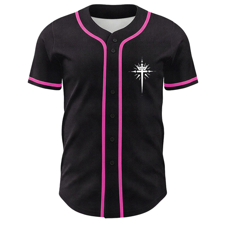 Christianartworkshop Yeshua Dornenkrone Kreuz Engelsflügel Unisex Baseballtrikot - image 11