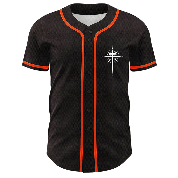 Christianartworkshop Yeshua Dornenkrone Kreuz Engelsflügel Unisex Baseballtrikot - image 17