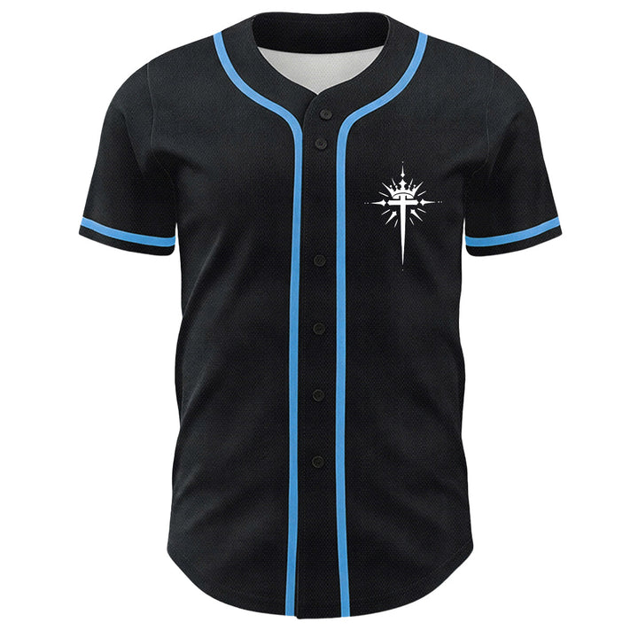 Christianartworkshop Yeshua Dornenkrone Kreuz Engelsflügel Unisex Baseballtrikot - image 8