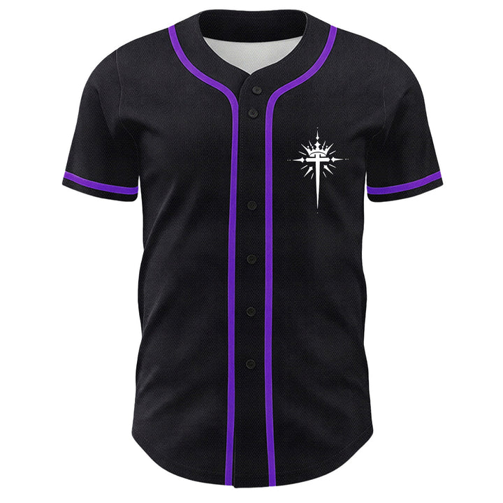 Christianartworkshop Yeshua Dornenkrone Kreuz Engelsflügel Unisex Baseballtrikot - image 23