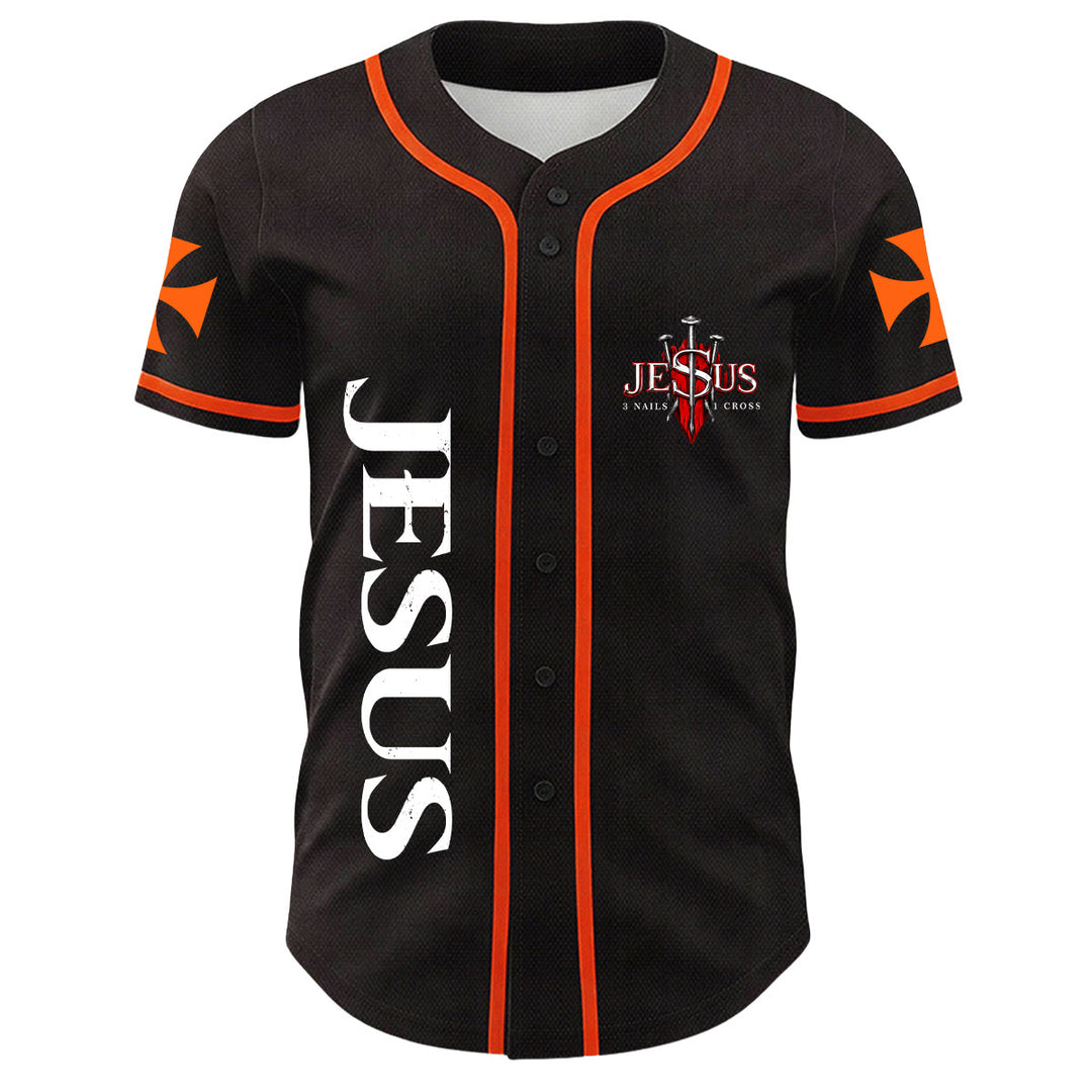 Christianartworkshop Jesus Löwe von Juda Zerrissenes Kratzer 3 Nägel Kreuz Unisex Baseballtrikot - image 17