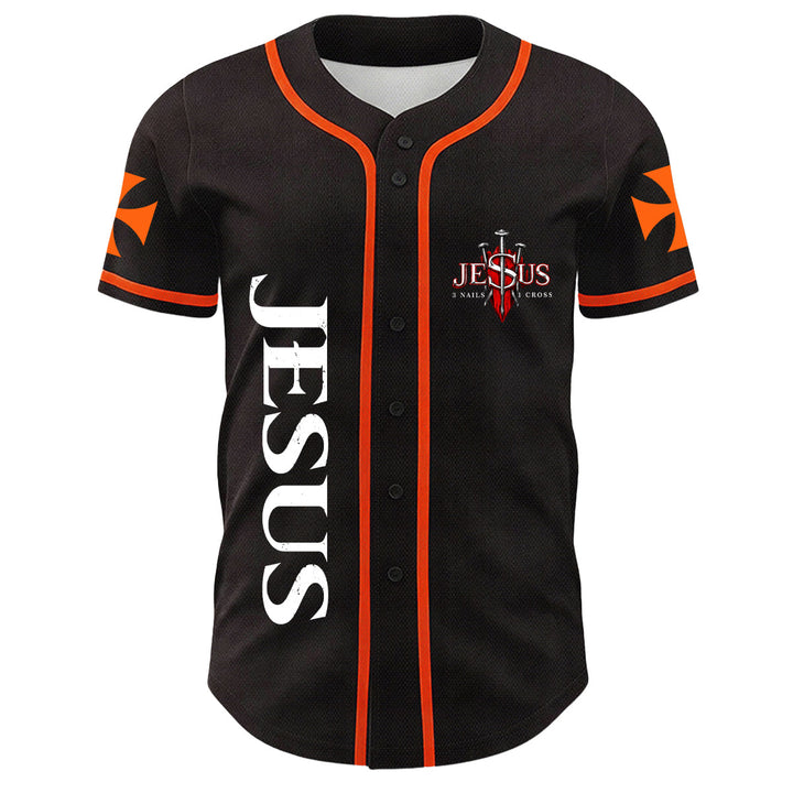 Christianartworkshop Jesus Löwe von Juda Zerrissenes Kratzer 3 Nägel Kreuz Unisex Baseballtrikot - image 17