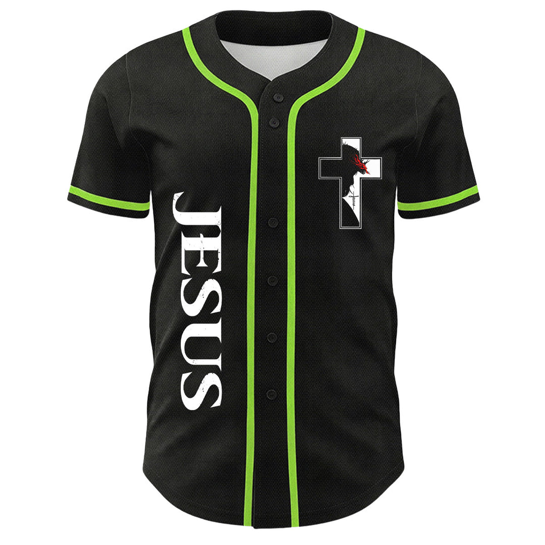 Baseballtrikot mit Motiv: Christliche Jungfrau Maria, Jesus, Kruzifix, Kreuz - image 23