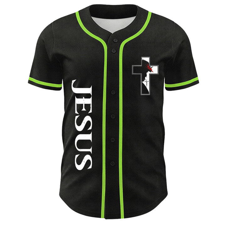 Baseballtrikot mit Motiv: Christliche Jungfrau Maria, Jesus, Kruzifix, Kreuz - image 23