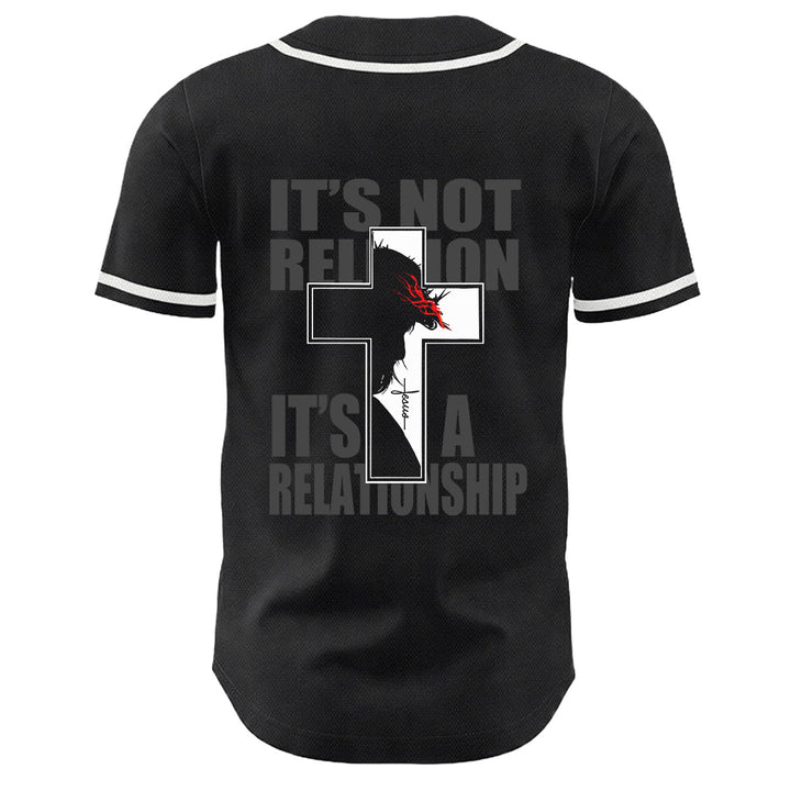 Baseballtrikot mit Motiv: Christliche Jungfrau Maria, Jesus, Kruzifix, Kreuz - image 4