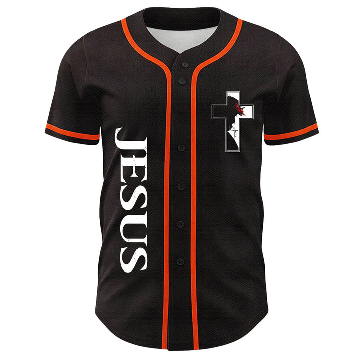 Baseballtrikot mit Motiv: Christliche Jungfrau Maria, Jesus, Kruzifix, Kreuz - image 20
