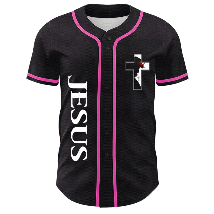 Baseballtrikot mit Motiv: Christliche Jungfrau Maria, Jesus, Kruzifix, Kreuz - image 8
