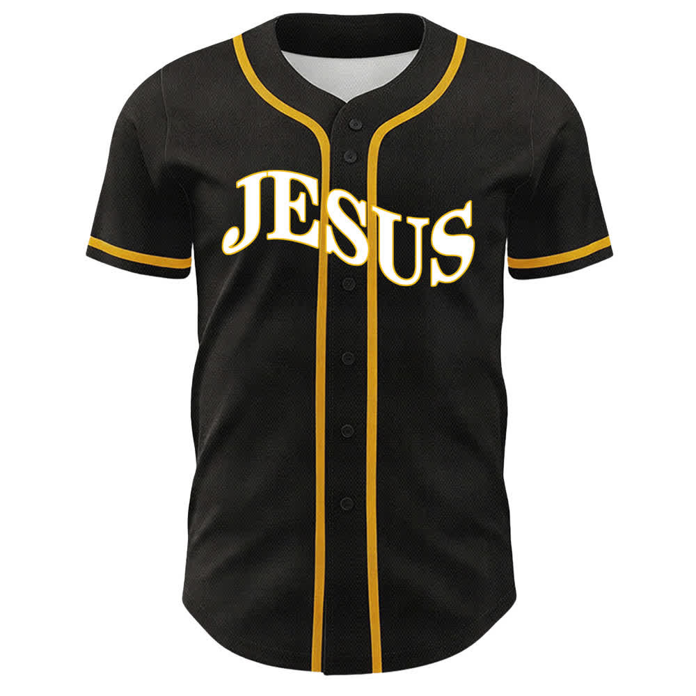 Christianartworkshop Jesus ist König Johannes 3:16 Unisex-Baseballtrikot - image 2