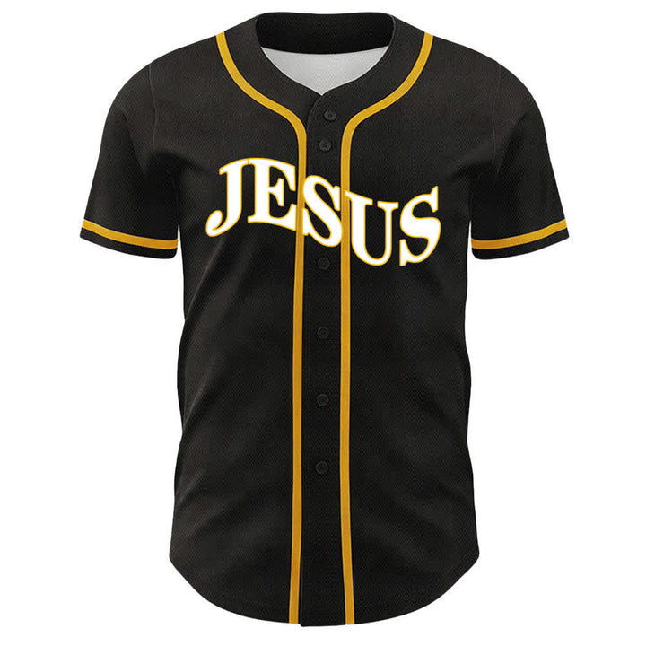 Christianartworkshop Jesus ist König Johannes 3:16 Unisex-Baseballtrikot - image 2