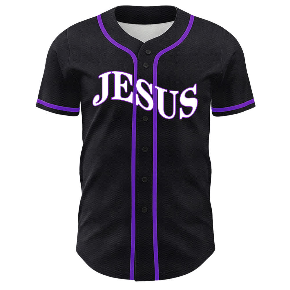 Christianartworkshop Jesus ist König Johannes 3:16 Unisex-Baseballtrikot - image 23