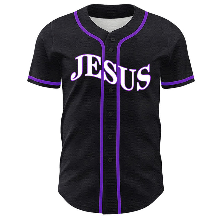 Christianartworkshop Jesus ist König Johannes 3:16 Unisex-Baseballtrikot - image 23