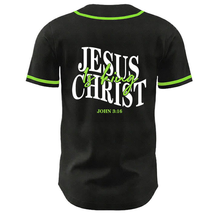Christianartworkshop Jesus ist König Johannes 3:16 Unisex-Baseballtrikot - image 19