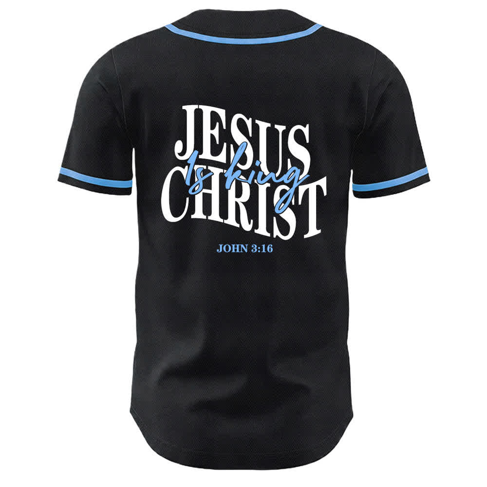 Christianartworkshop Jesus ist König Johannes 3:16 Unisex-Baseballtrikot - image 10