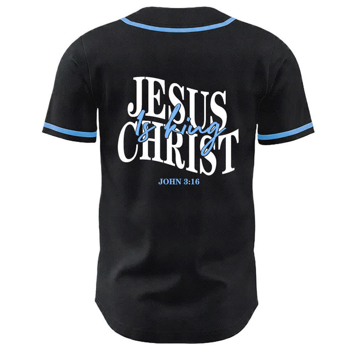 Christianartworkshop Jesus ist König Johannes 3:16 Unisex-Baseballtrikot - image 10