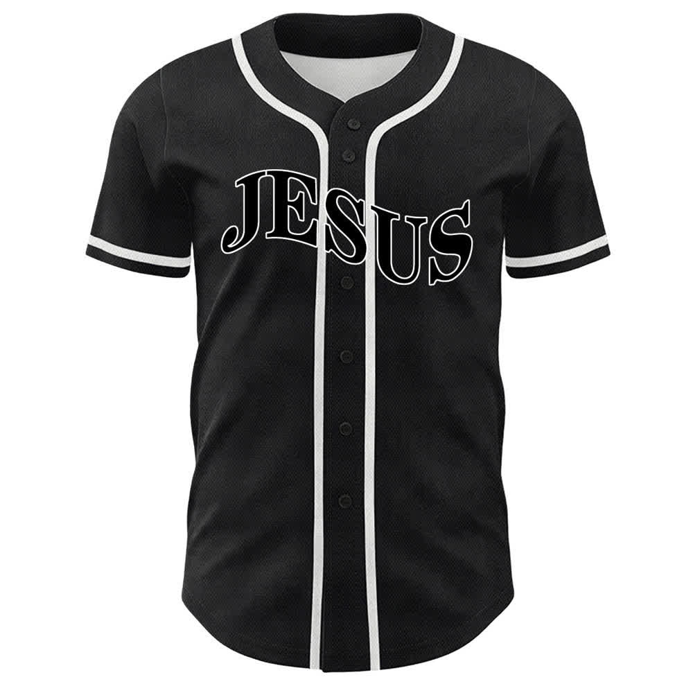 Christianartworkshop Jesus ist König Johannes 3:16 Unisex-Baseballtrikot - image 5