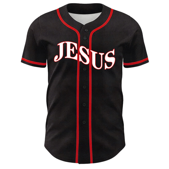 Christianartworkshop Jesus ist König Johannes 3:16 Unisex-Baseballtrikot - image 14