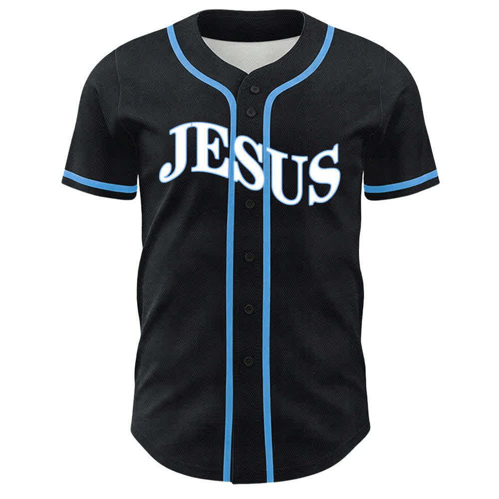 Christianartworkshop Jesus ist König Johannes 3:16 Unisex-Baseballtrikot - image 11