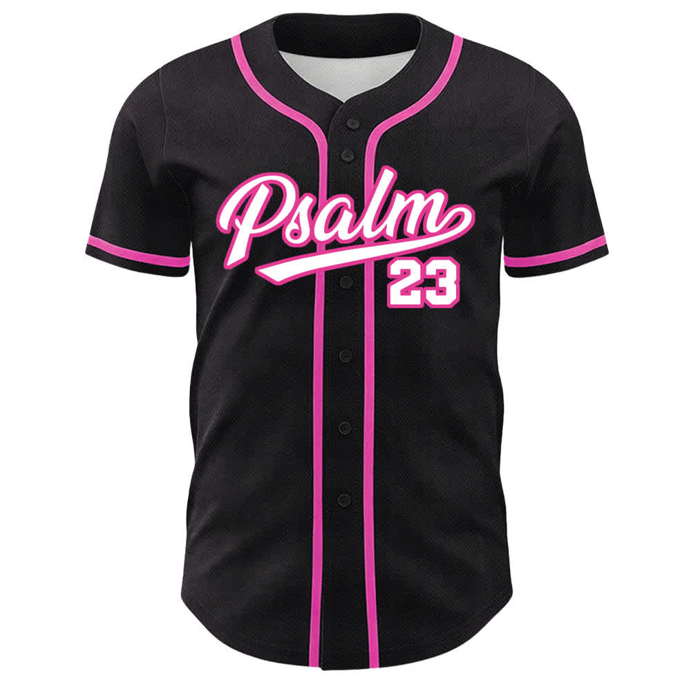 Christianartworkshop Psalm 23 Der Herr ist mein Hirte Unisex Baseballtrikot - image 2
