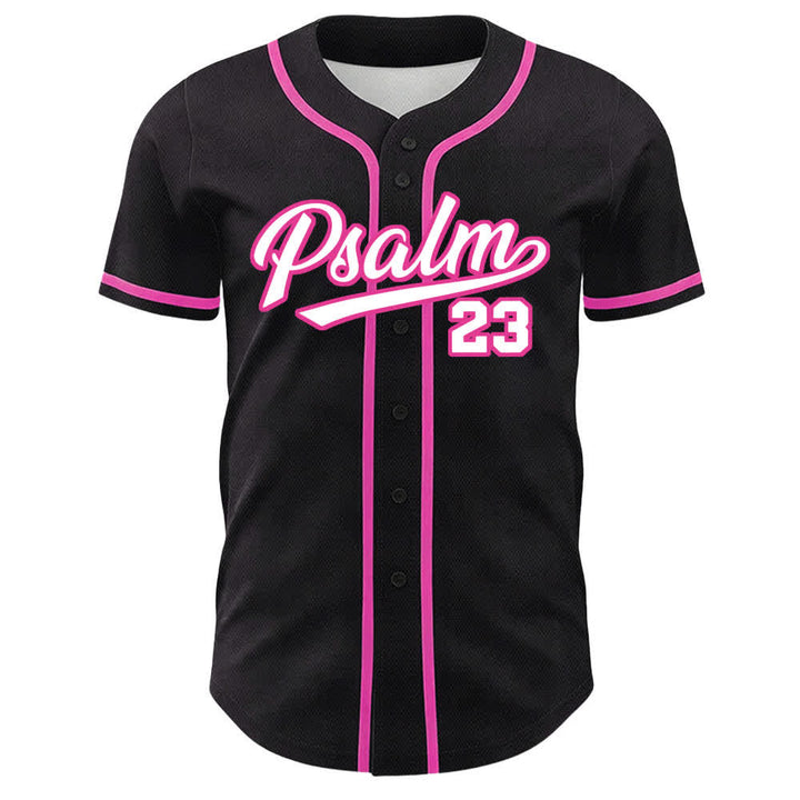 Christianartworkshop Psalm 23 Der Herr ist mein Hirte Unisex Baseballtrikot - image 2