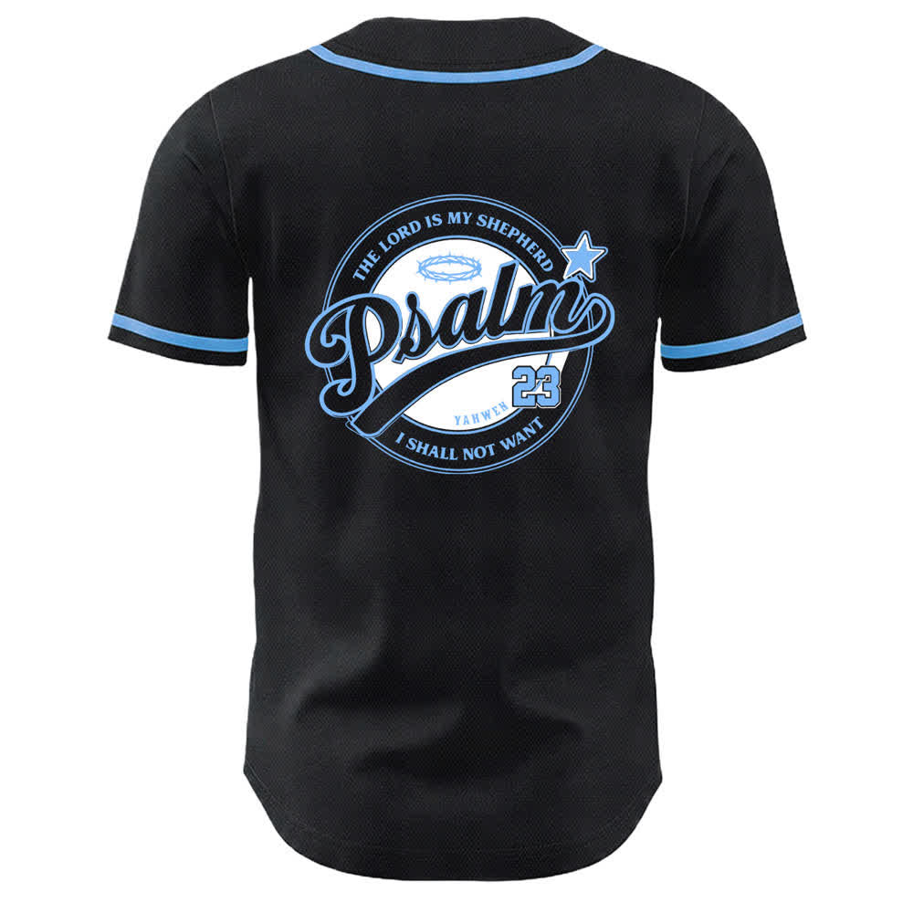 Christianartworkshop Psalm 23 Der Herr ist mein Hirte Unisex Baseballtrikot - image 4