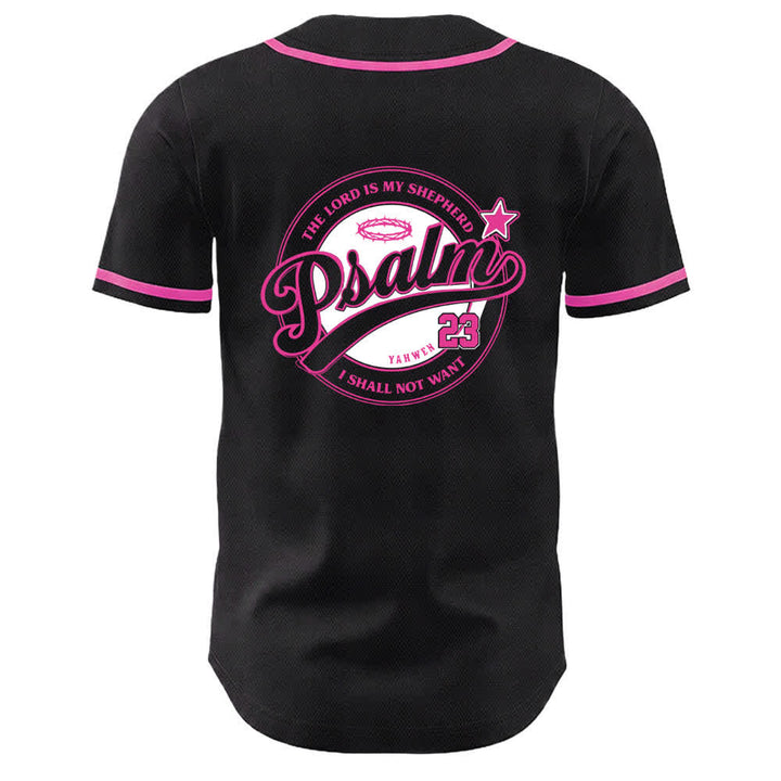 Christianartworkshop Psalm 23 Der Herr ist mein Hirte Unisex Baseballtrikot - image 1