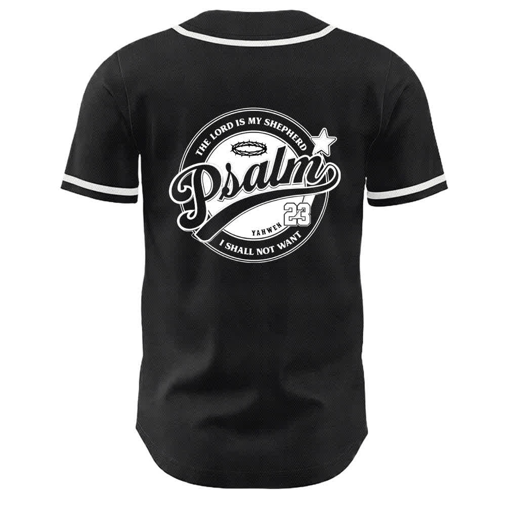 Christianartworkshop Psalm 23 Der Herr ist mein Hirte Unisex Baseballtrikot - image 10