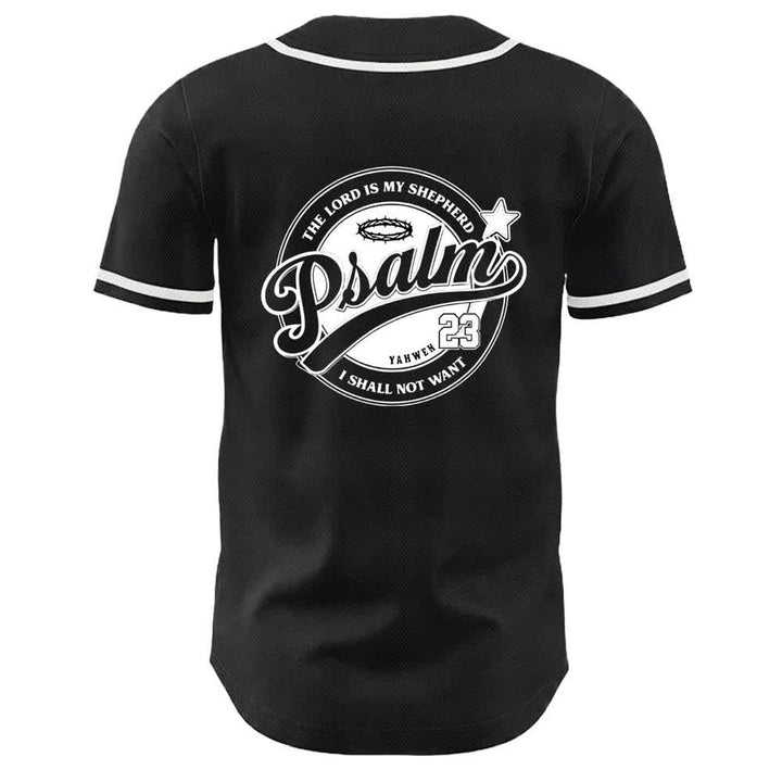 Christianartworkshop Psalm 23 Der Herr ist mein Hirte Unisex Baseballtrikot - image 10