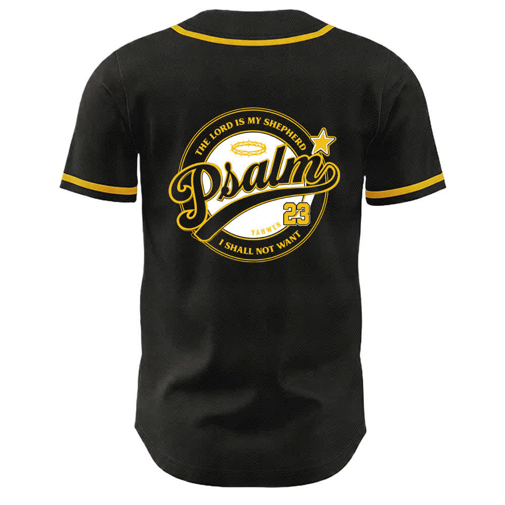 Christianartworkshop Psalm 23 Der Herr ist mein Hirte Unisex Baseballtrikot - image 7