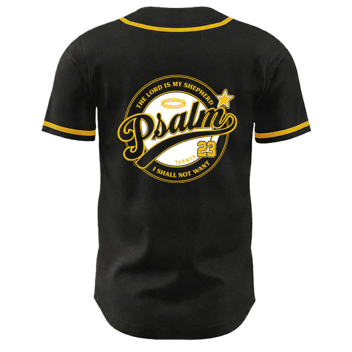 Christianartworkshop Psalm 23 Der Herr ist mein Hirte Unisex Baseballtrikot - image 7