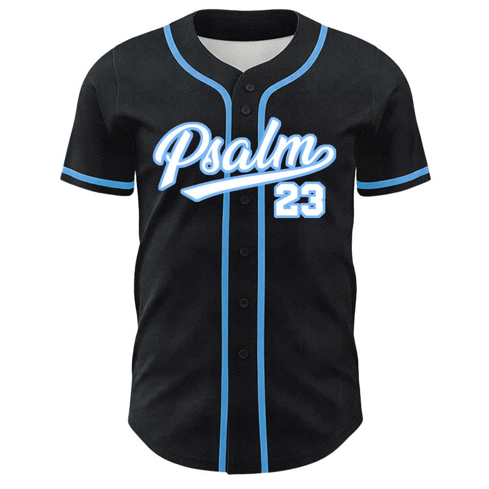 Christianartworkshop Psalm 23 Der Herr ist mein Hirte Unisex Baseballtrikot - image 5