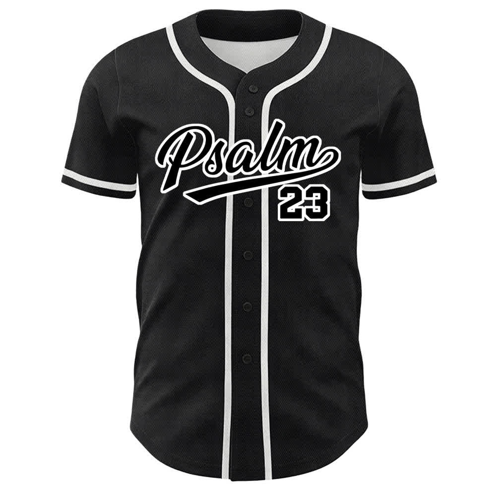 Christianartworkshop Psalm 23 Der Herr ist mein Hirte Unisex Baseballtrikot - image 11