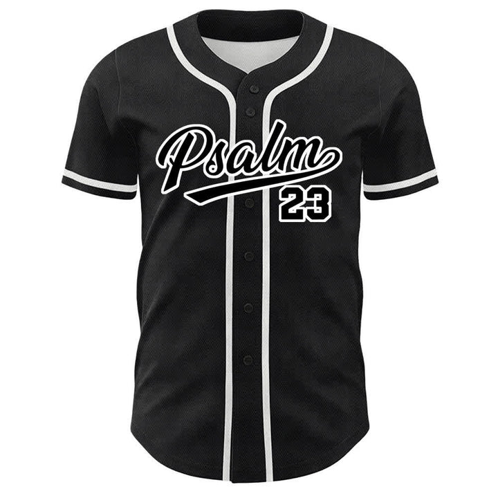 Christianartworkshop Psalm 23 Der Herr ist mein Hirte Unisex Baseballtrikot - image 11