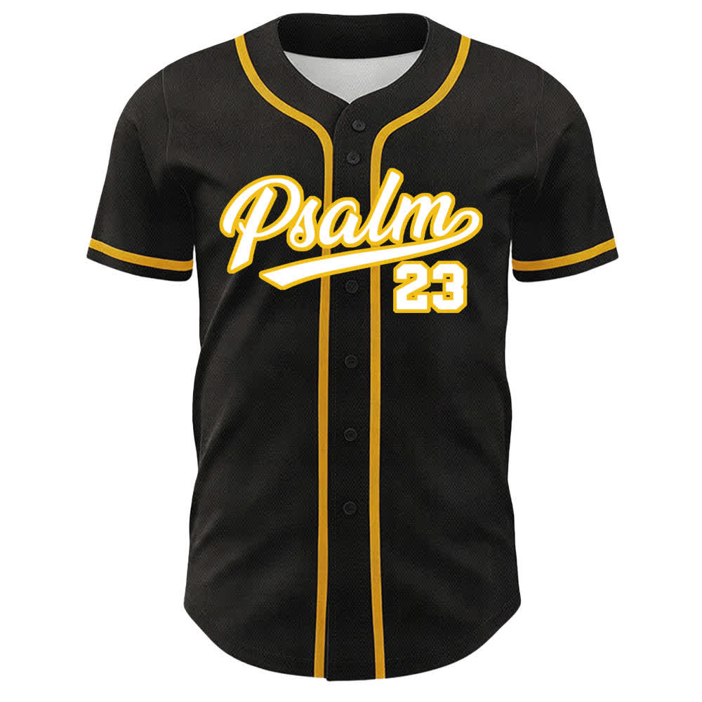 Christianartworkshop Psalm 23 Der Herr ist mein Hirte Unisex Baseballtrikot - image 8