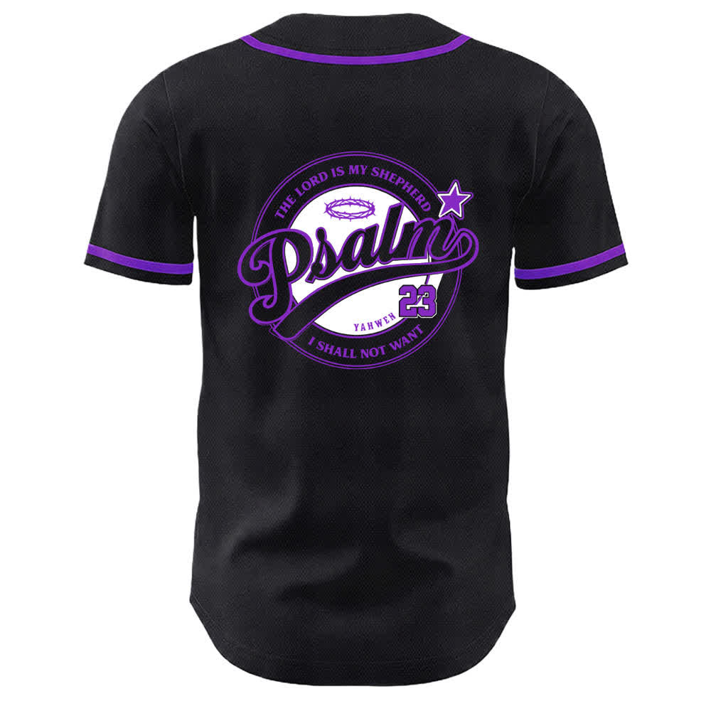 Christianartworkshop Psalm 23 Der Herr ist mein Hirte Unisex Baseballtrikot - image 22
