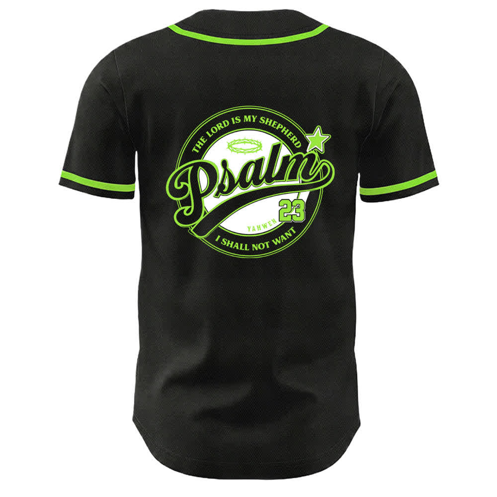 Christianartworkshop Psalm 23 Der Herr ist mein Hirte Unisex Baseballtrikot - image 19