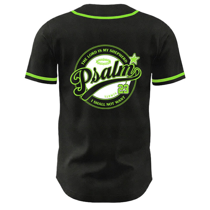 Christianartworkshop Psalm 23 Der Herr ist mein Hirte Unisex Baseballtrikot - image 19