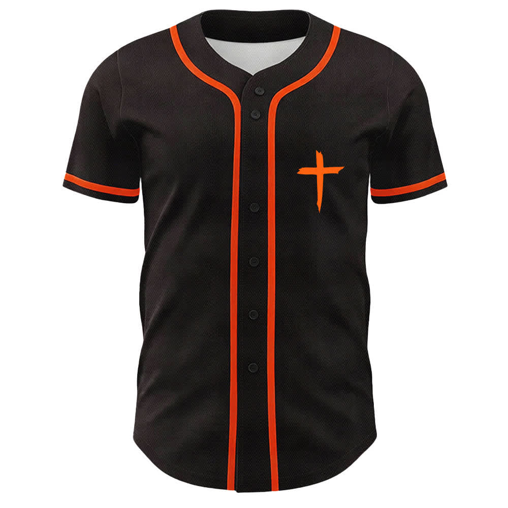 Christianartworkshop GOAT Gott über alles Einfaches Kreuz Unisex Baseballtrikot - image 11