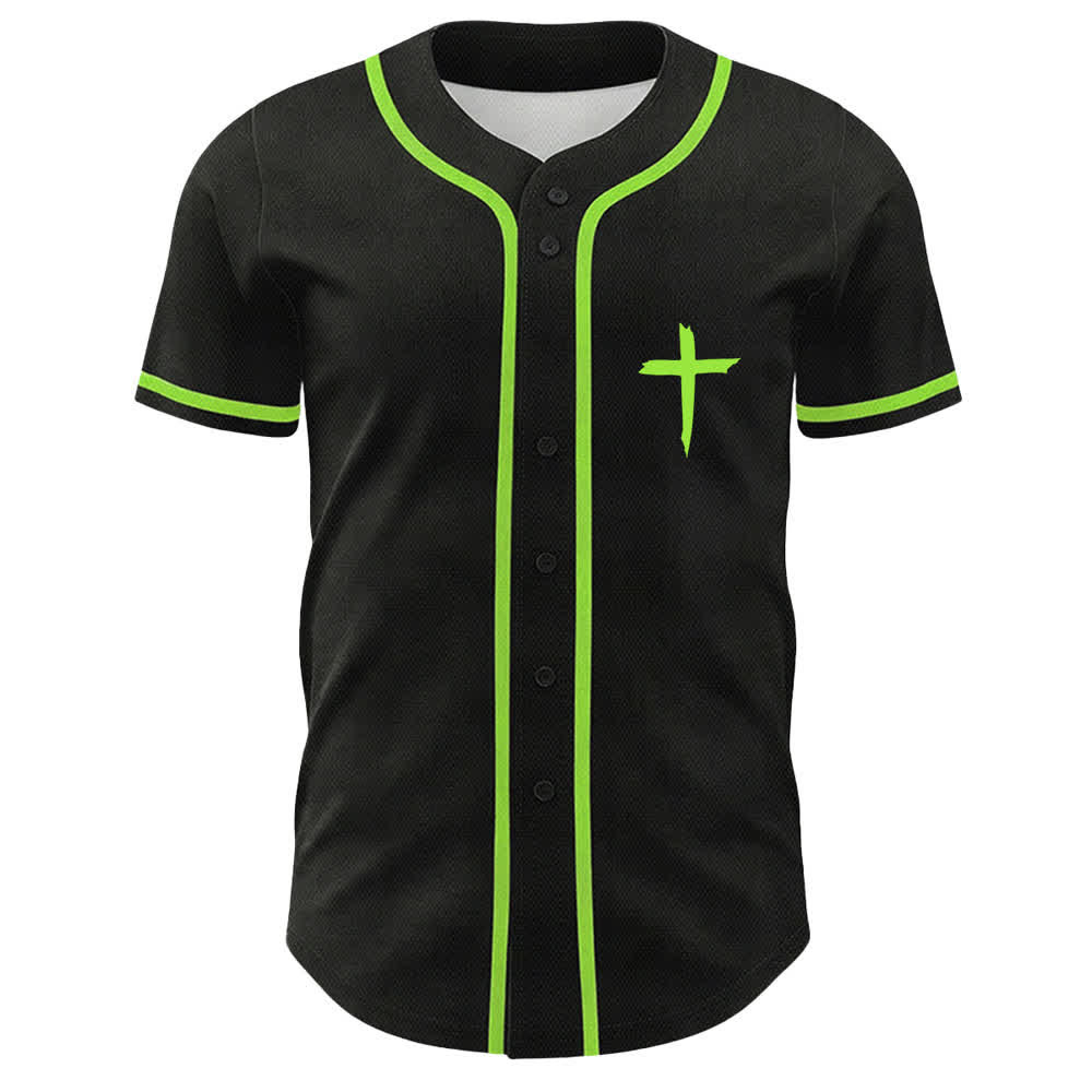 Christianartworkshop GOAT Gott über alles Einfaches Kreuz Unisex Baseballtrikot - image 17