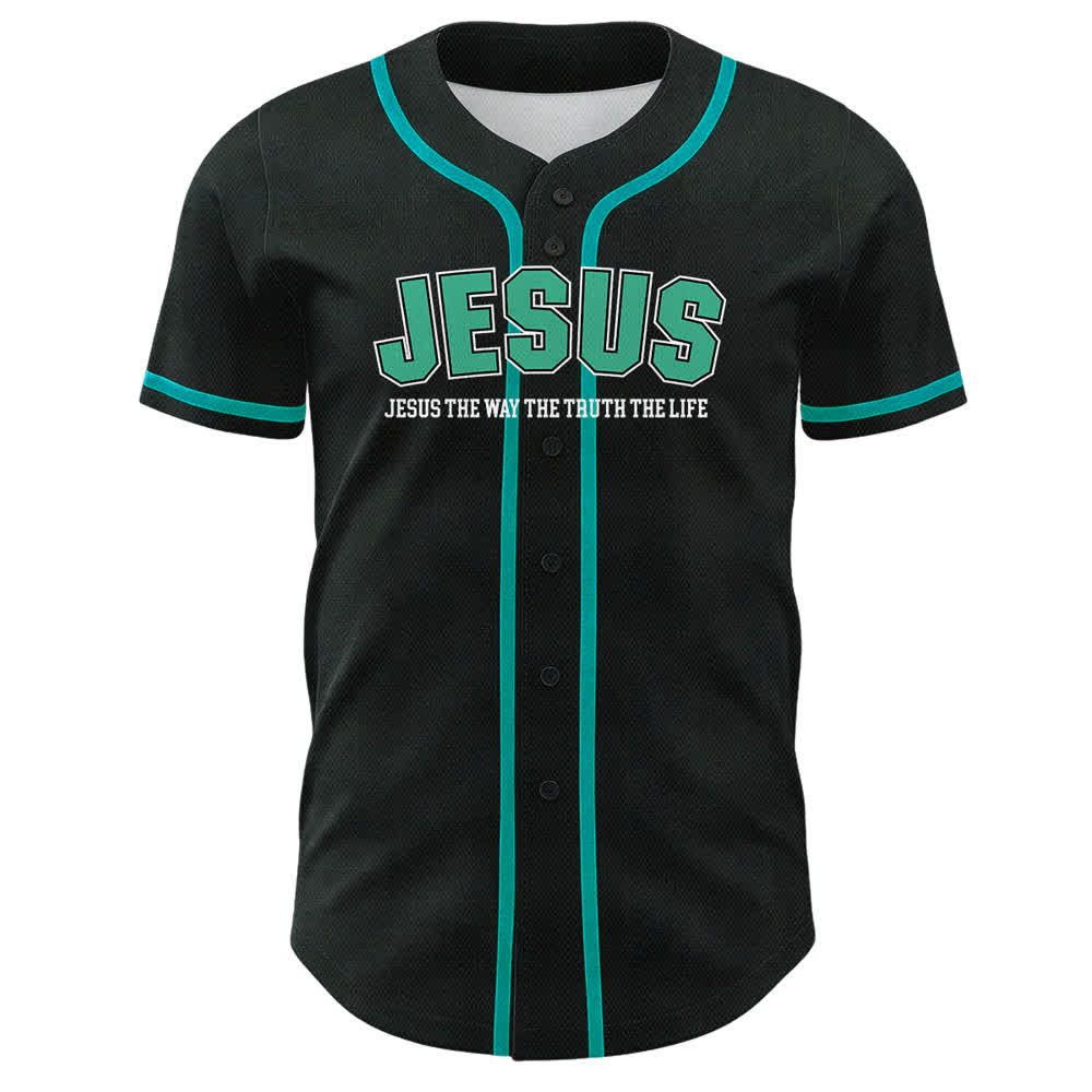 Christianartworkshop Jesus Psalm 23 Der Herr ist mein Hirte Unisex Baseballtrikot - image 26