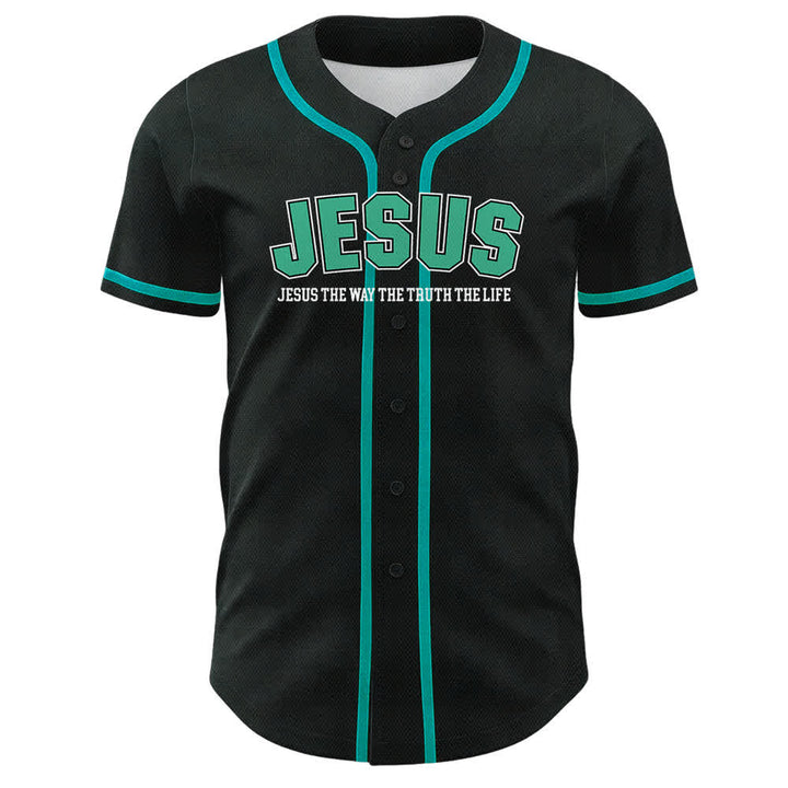 Christianartworkshop Jesus Psalm 23 Der Herr ist mein Hirte Unisex Baseballtrikot - image 26