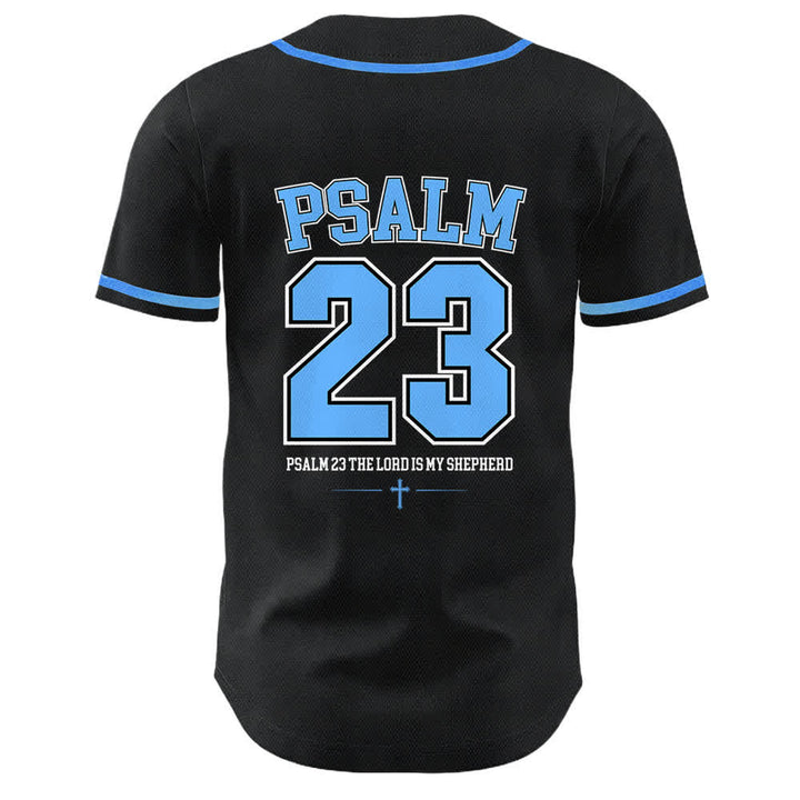 Christianartworkshop Jesus Psalm 23 Der Herr ist mein Hirte Unisex Baseballtrikot - image 4