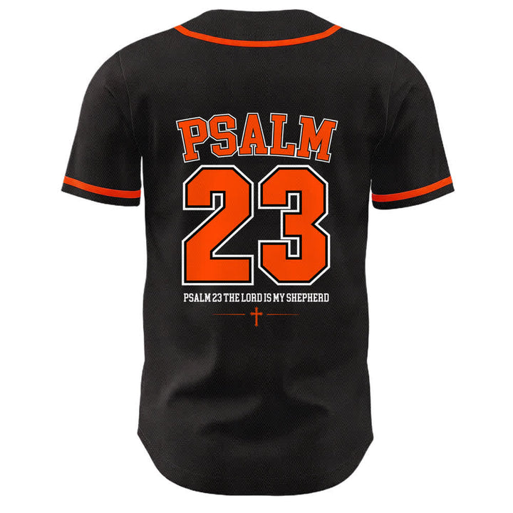 Christianartworkshop Jesus Psalm 23 Der Herr ist mein Hirte Unisex Baseballtrikot - image 16