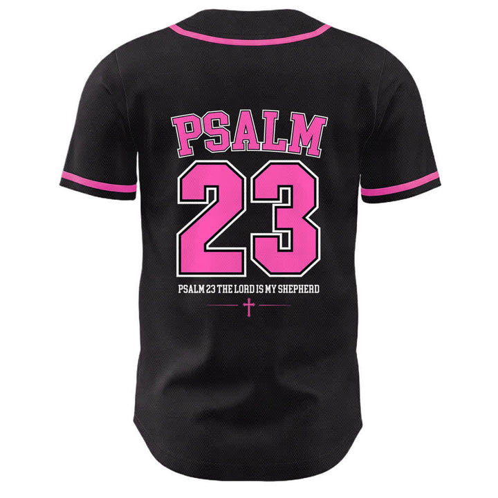 Christianartworkshop Jesus Psalm 23 Der Herr ist mein Hirte Unisex Baseballtrikot - image 10