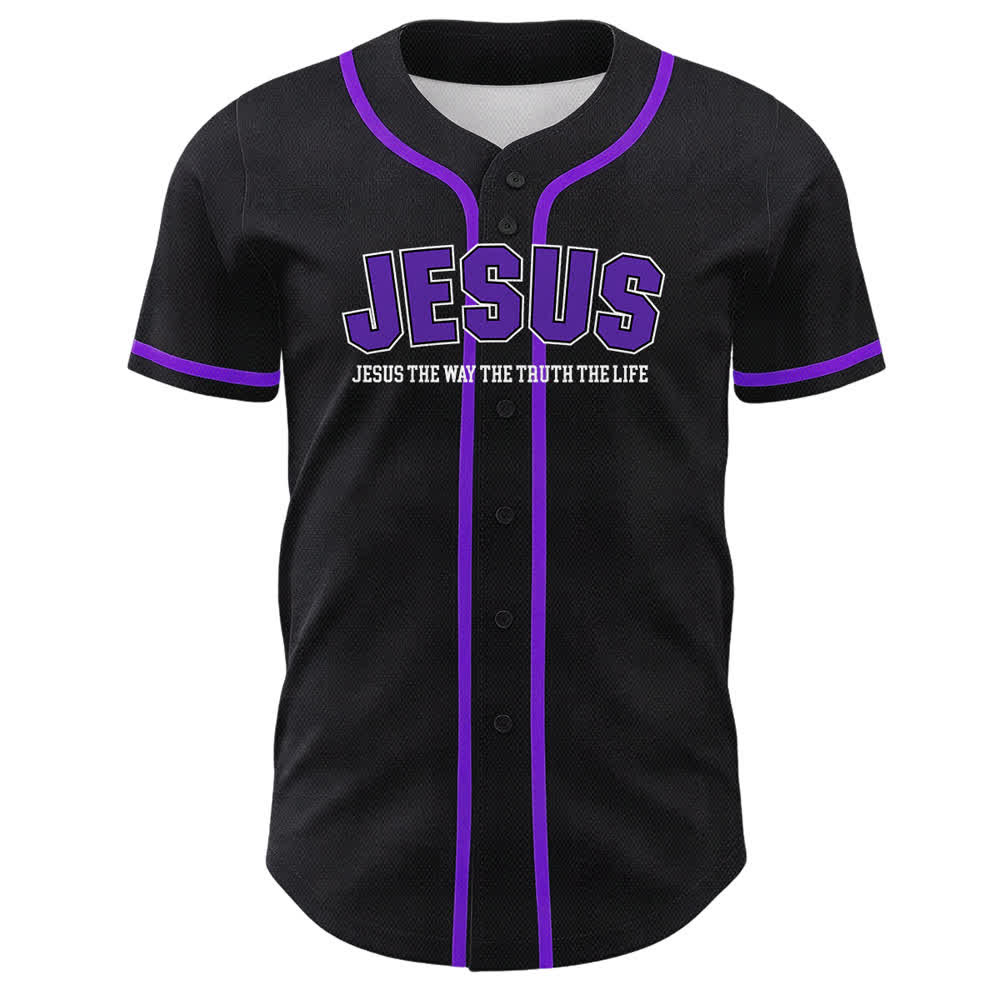 Christianartworkshop Jesus Psalm 23 Der Herr ist mein Hirte Unisex Baseballtrikot - image 23