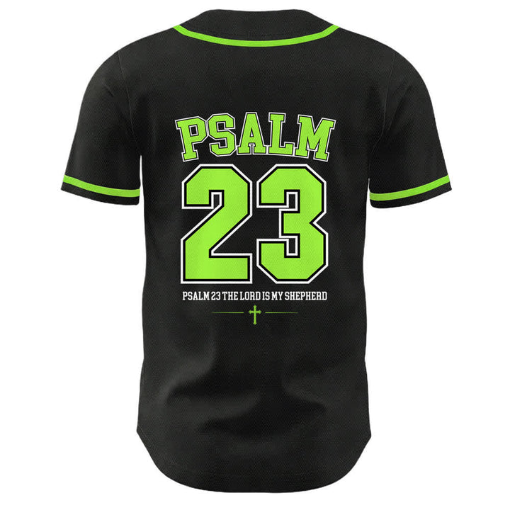 Christianartworkshop Jesus Psalm 23 Der Herr ist mein Hirte Unisex Baseballtrikot - image 19