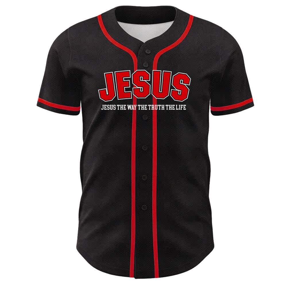 Christianartworkshop Jesus Psalm 23 Der Herr ist mein Hirte Unisex Baseballtrikot - image 14