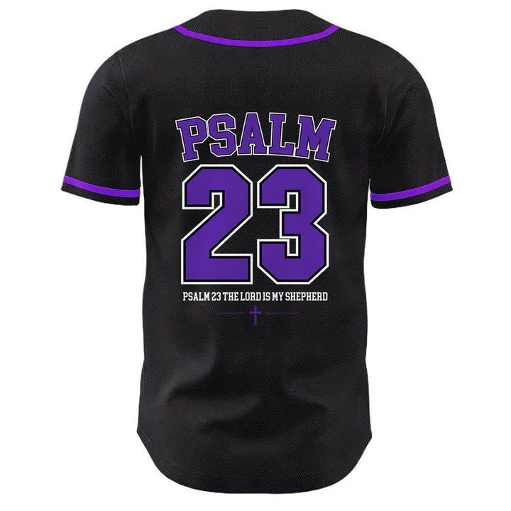 Christianartworkshop Jesus Psalm 23 Der Herr ist mein Hirte Unisex Baseballtrikot - image 22