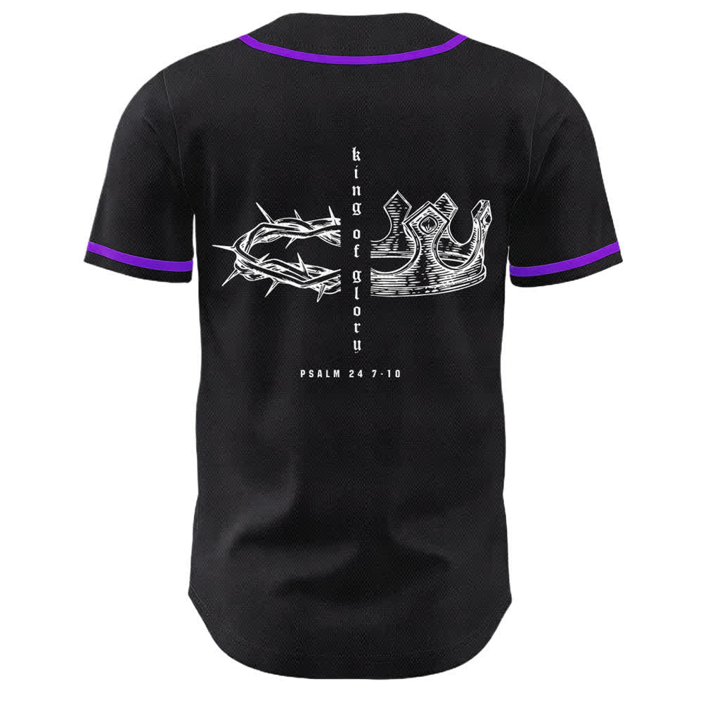 Christianartworkshop Jahwe 24 König der Herrlichkeit Psalm 24 Unisex-Baseballtrikot - image 23