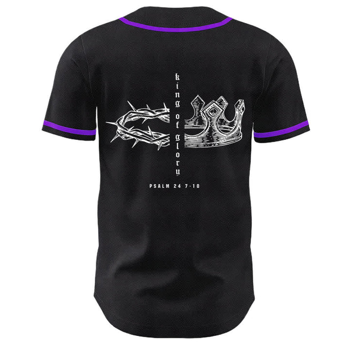 Christianartworkshop Jahwe 24 König der Herrlichkeit Psalm 24 Unisex-Baseballtrikot - image 23