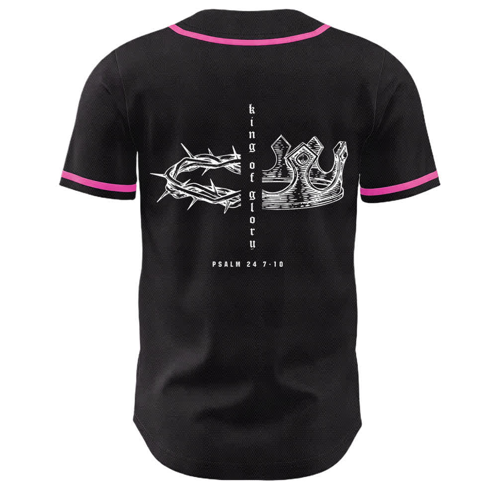 Christianartworkshop Jahwe 24 König der Herrlichkeit Psalm 24 Unisex-Baseballtrikot - image 8